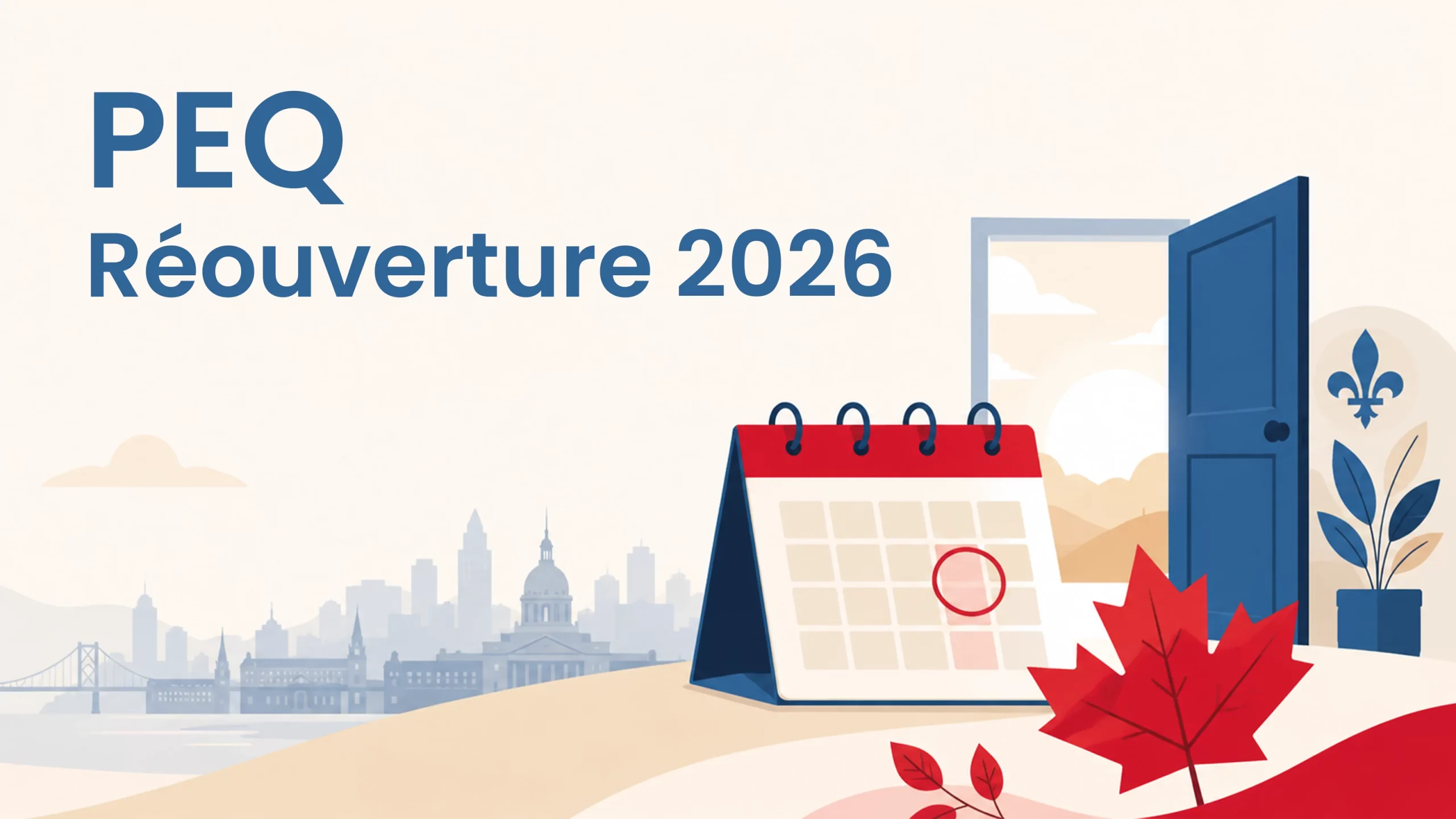 Illustration - Réouverture du Programme de l'Expérience Québécoise (PEQ) le 2 juillet 2026