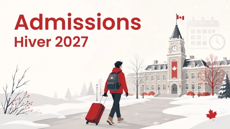 Admissions hiver 2027 au Canada : toutes les dates limites